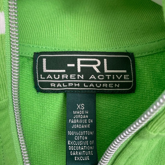 VINTAGE Lauren Ralph Lauren active zip up. Size XS - Picture 3 of 8